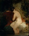 Musidora, Thomas Sully American, Oil on wood, American