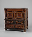 Chest with drawers, Red oak, yellow pine, hemlock, white pine, poplar, American