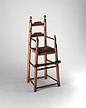 High Chair, Maple, hickory, American