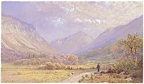 Franconia Notch, New Hampshire, William Trost Richards (American, Philadelphia, Pennsylvania 1833–1905 Newport, Rhode Island), Watercolor, gouache, and graphite on light tan wove paper, American