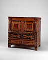 Chest with drawers, Red oak, yellow pine, hemlock, white pine, poplar, American