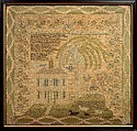 Sampler, Mary Ann Stauffer  American, Silk embroidery on linen, American