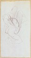 Night (from Scrapbook), John Singer Sargent (American, Florence 1856–1925 London), Graphite on off-white wove paper, American
