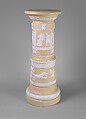 Centennial Pedestal, Designed by Karl L. H. Müller (1820–1887), Porcelain, American