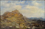 Italian Hill Town, Arthur B. Davies (American, Utica, New York 1862–1928 Florence), Oil on canvas, American