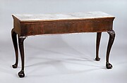 Pier Table, Attributed to John Goddard (1724–1785), Mahogany, mahogany veneer, marble, maple, white pine, American