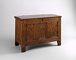 Chest, Attributed to the Searle-Dennis shop tradition, Red oak, white oak, American