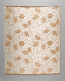Pinecones-and-needles textile, Associated Artists (1883–1907), Silk, woven, American
