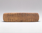 Prescription Stick, Wood, pigment, Prairie Potawatomi