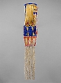 Tobacco Bag, Native-tanned skin, metal, horsehair, quill, glass, Assiniboine or Gros Ventre