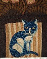 Embroidered Carpet, Zeruah H. Guernsey Caswell (1805–ca. 1895), Wool, embroidered in chain-stitch, American