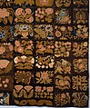 Embroidered Carpet, Zeruah H. Guernsey Caswell (1805–ca. 1895), Wool, embroidered in chain-stitch, American
