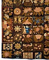 Embroidered Carpet, Zeruah H. Guernsey Caswell (1805–ca. 1895), Wool, embroidered in chain-stitch, American