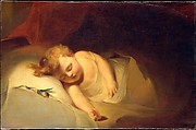Child Asleep (The Rosebud), Thomas Sully (American, Horncastle, Lincolnshire 1783–1872 Philadelphia, Pennsylvania), Oil on canvas, American