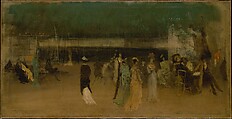 Cremorne Gardens, No. 2, James McNeill Whistler (American, Lowell, Massachusetts 1834–1903 London), Oil on canvas, American