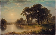 Summer Afternoon, Asher Brown Durand (American, Jefferson, New Jersey 1796–1886 Maplewood, New Jersey), Oil on canvas, American