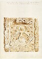 Predella of an Altar, Cathedral, Tarragon, John Singer Sargent (American, Florence 1856–1925 London), Graphite and brown pigment (bister color) on white wove paper, American