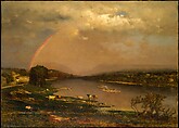 Delaware Water Gap, George Inness  American, Oil on canvas, American