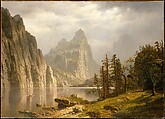 Merced River, Yosemite Valley, Albert Bierstadt  American, Oil on canvas, American