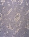 Nets-and-bubbles textile, Associated Artists (1883–1907), Silk and cotton, woven and printed, American