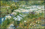 The Water Garden, Childe Hassam American, Oil on canvas, American