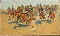 On the Southern Plains, Frederic Remington  American, Oil on canvas, American