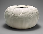 Vase, Designed by Louis C. Tiffany (American, New York 1848–1933 New York), Glazed white earthenware, American