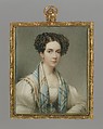 Portrait of a Lady, Henry Inman (American, Utica, New York 1801–1846 New York), Watercolor on ivory, American
