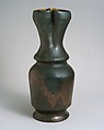 Vase, George E. Ohr (American, Biloxi, Mississippi 1857–1918  Biloxi, Mississippi), Glazed red earthenware, American