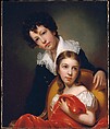 Michael Angelo and Emma Clara Peale, Rembrandt Peale American, Oil on canvas, American