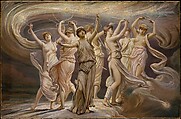 The Pleiades, Elihu Vedder  American, Oil on canvas, American