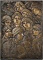 Faces in the Fire, Elihu Vedder  American, Bronze, American
