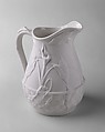 Pitcher, Dallas Pottery (1865–82), Porcelain, American