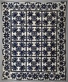 Quilt, Oak Leaf pattern, Cotton, American