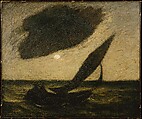 Under a Cloud, Albert Pinkham Ryder  American, Oil on canvas, American
