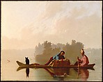 Fur Traders Descending the Missouri, George Caleb Bingham (American, Augusta County, Virginia 1811–1879 Kansas City, Missouri), Oil on canvas, American
