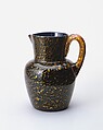 Pitcher, Hobbs, Brockunier and Company  American, Blown Spangled glass, American