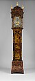 Tall Clock, Joseph Ward (active ca. 1740–60), Japanned white pine, American