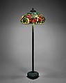 Floor Lamp, Designed by Louis C. Tiffany (American, New York 1848–1933 New York), Leaded glass and bronze, American