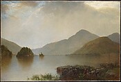 Lake George, John Frederick Kensett American, Oil on canvas, American