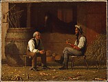 Talking It Over, Enoch Wood Perry American, Oil on canvas, American