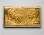Richard Watson Gilder, Helena de Kay Gilder, and Rodman de Kay Gilder, Augustus Saint-Gaudens American, Plaster, American