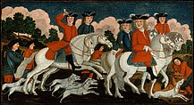 The Hunting Party—New Jersey, Oil on canvas, American
