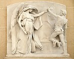 The Angel of Death and the Sculptor from the Milmore Memorial, Daniel Chester French American, Marble, American