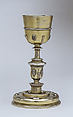 Chalice, Silver gilt, enamel, Mexican
