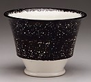 Cup, Earthenware, spatterware, British