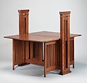 Print Table, Frank Lloyd Wright  American, White oak, American