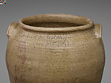 Dave (later recorded as David Drake) (American, ca. 1801–1870s), Alkaline-glazed stoneware
