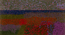 Autumn Dusk, Red Rock Variation: Lake Superior Landscape, George Morrison  Native American, Acrylic on board