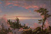 Above the Clouds at Sunrise, Frederic Edwin Church  American, Oil on canvas, American